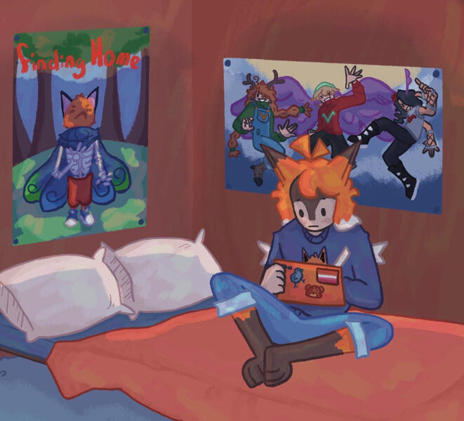 Panel from "Drifting" Zine
