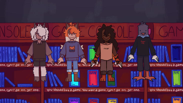 Colour Design for Scene 3 of "Drifting"